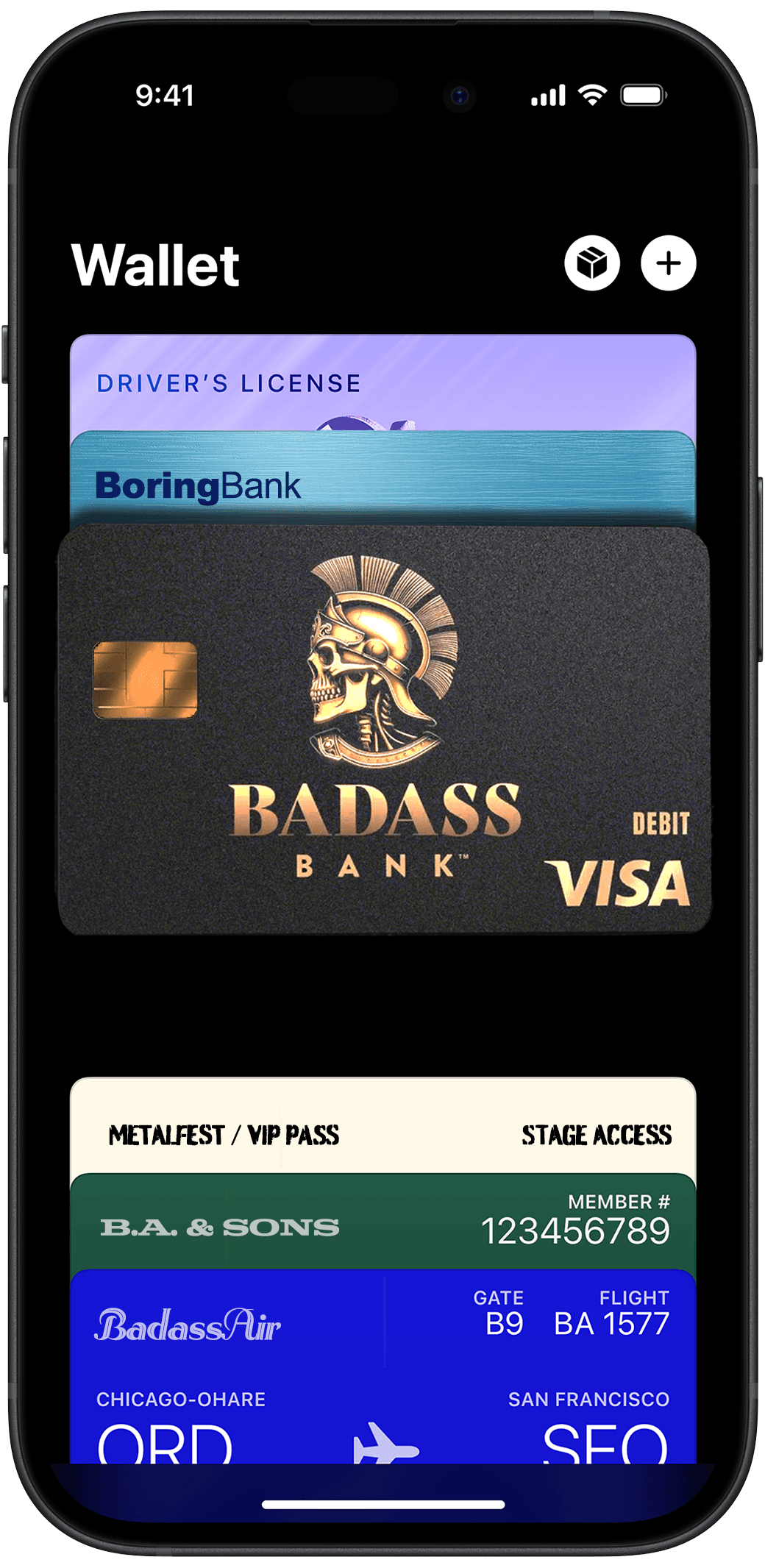 Badass Bank Digital Wallet